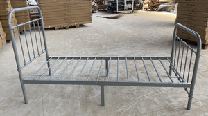 Traditional Design Stable Metal Bedroom Furniture Hot Sale Steel <b>Foldable</b> Single Iron <b>Bed</b> <b>Frame</b> Full <b>Size</b> Collapsible Portable - Product Image 5