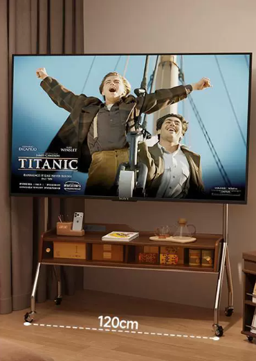 Nogal 120cm Compatible con televisores de 40' a 85'