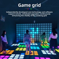 Dalles de sol interactives à capteur LED 30x30cm pour jeux de danse, écrans de jeu pour parcs sportifs, maisons de jeux, centres commerciaux - Plusieurs couleurs