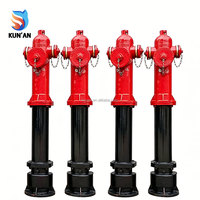 Hydrant d'incendie extérieur en fonte, type baril sec américain, pour la protection incendie, personnalisable, direct usine