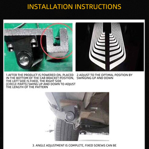 Lámpara de Proyección de Alas de Ángel Impermeable de Alta Calidad, Luz Decorativa para Carrocería de Automóvil, Lámpara de Bienvenida para Puerta, Nueva Condición - Product Image 5