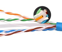 Infrastruktur Jaringan Profesional Kabel LAN Tembaga Telanjang Cat6 UTP PVC 23AWG 1000ft Bersertifikasi ISO9001/CE/ROHS untuk Ruang Server