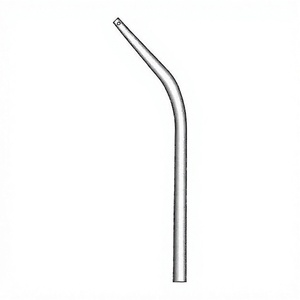 Tube d'aspiration avec trou latéral supplémentaire, tube soufflant de 1,5 mm de diamètre, instrument d'aspiration chirurgical, acier inoxydable médical - Product Image 1