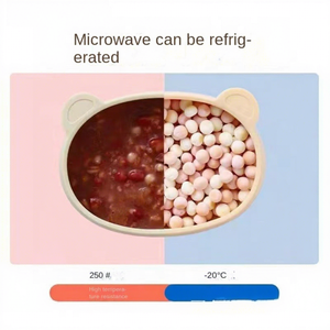 Vente chaude, usine, sans BPA, non toxique, qualité lave-vaisselle, ensemble de couvercles de bols en silicone pour bébé - Product Image 4