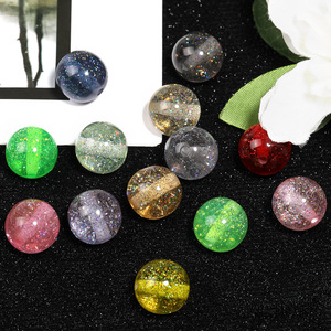 Nueva Cadena de Suministro Global, Cuentas Redondas de Estrella Brillante Multicolor de 16 mm, Acrílico Fino, Accesorios de Joyería DIY - Product Image 3