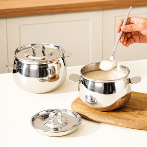 Tanque de almacenamiento de aceite de acero inoxidable 316, contenedor de almacenamiento de manteca de cocina con doble asa, olla para aceite con filtro. - Product Image 1