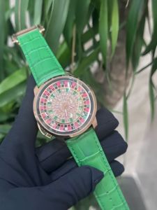 Montre mécanique de luxe, haute qualité, design ultra-détail, étanche, cadran vert, bracelet - Product Image 2
