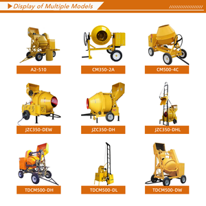 Widely <strong>Used</strong> Tilting Drum <strong>Concrete</strong> <strong>Mixer</strong> 280-320L Capacity High Efficiency for Building Site Road Construction Easy Operate Clean - Product Image 2