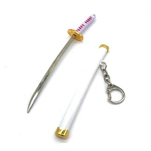 16cm japon dessin animé Anime une pièce Zoro métal <span class=keywords><strong>épée</strong></span> arme modèle porte-clés en gros - Product Image 5
