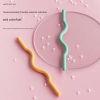 Bâton de Yoga Ondulé Multicolore Personnalisé avec Logo, en Silicone Étanche, Ergonomique, pour Remodelage Corporel, Entraînement à Domicile Épaules/Dos