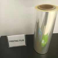 Film d'emballage alimentaire brillant et souple pour chocolat, 25 microns, film BOPP en rouleau pour l'emballage de confiseries