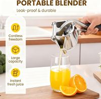 Multifunctionele handmatige citruspers voor sinaasappels, citroenen en fruit, duurzaam plastic (PP), huishoudelijk gebruik, klein keukenhulpmiddel, handbediend