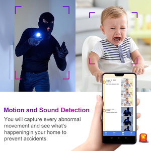 Casa inteligente bombilla luz WiFi cámara panorámica inalámbrica infrarroja seguridad VR cámara web mini sistema de cámara CCTV - Product Image 6