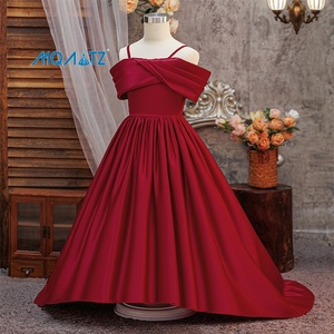 MQATZ Nuovo Arrivo Bellissimo Abito da Principessa Lungo per <span class=keywords><strong>Bambina</strong></span>, Vestito da Cerimonia - Product Image 2