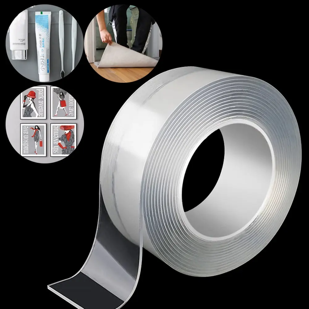 High Sticky White EVA double-sided tape A Waterproof Clear Automotive Custom Reusable Car Strong Self Adhesive Acrylic Tape