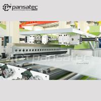 Machine d'extrusion d'emballage de film à bulles d'air multicouche en LDPE laminé haute vitesse Pansatec, haute productivité