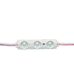 high quality waterproof DC12V 0.72W 5050smd lens 3 light led module