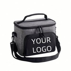Sac isotherme réutilisable pour hommes et femmes, sac à lunch isotherme portable, grande capacité, imperméable, cadeau promotionnel - Product Image 1