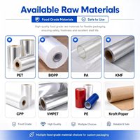 Op maat gemaakte gravure bedrukte, food grade, hitteverzegelbare stand-up pouch van PET/Al/PE structuur voor noten, gevriesdroogd fruit en snacks, merk XQ model.