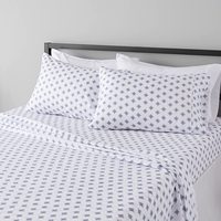 Draps de lit en tissu imprimé respirant ensembles de chambre à coucher de luxe doux ensemble de literie pur
