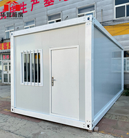 Bâtiment de bureau modulaire extérieur durable et écologique, démontable et extensible, à panneaux sandwich, design moderne