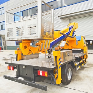 Diesel 4*2 Overhead Working Man <span class=keywords><strong>Lifter</strong></span> Bucket Camión de operación a gran altitud Camión de plataforma de trabajo aéreo - Product Image 3