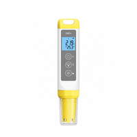 Testeur de qualité de l'eau portable Bluetooth JUNMU / Étanche IP67 / Modes d'affichage multiples / Solutions de calibration multiples