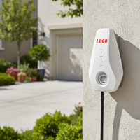 Borne de recharge murale pour VE 7kW, compatible GB/T, pour maison et garage, avec contrôle par carte RFID et application, pour BYD, Geely, Chery, NIO, Xpeng, Li Auto, Zeekr, Avatr