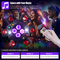 Mini Lyre LED 150W Six-Bras Type « Bee Eye » RVBW, Faisceau Laser, Émission UV, Contrôle DMX512 pour Soirées Disco, Scènes, DJ et Danse