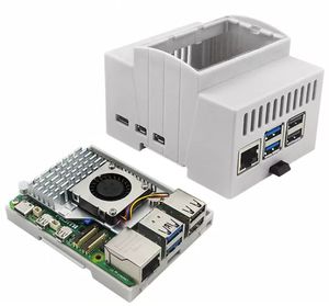 Пластиковый чехол для Raspberry <span class=keywords><strong>Pi</strong></span> 5 с охлаждающим вентилятором и теплоотводом - Product Image 6