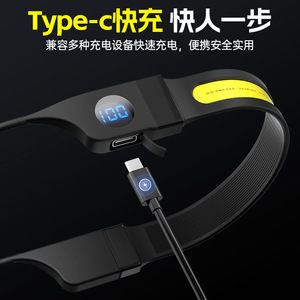 Skywolfeye Digital <b>Power</b> Display COB Headlamp 2000mAh Rechargeable Adjustable for Cycling Running Outdoor Use - Product Image 4