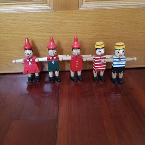 Marionnette Pinocchio En Bois à Monter - Jouet Artisanal