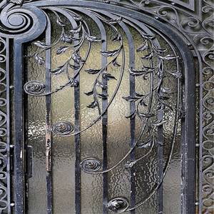 Đồ Trang Trí Nhà Cử<span class=keywords><strong>a</strong></span> Hiện Đại Lối Đi Đôi Cử<span class=keywords><strong>a</strong></span> Hàn Cổng Vườn Sắt Rèn - Product Image 4