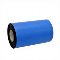 Ruban de transfert thermique A3201 BK à base de cire et de résine hybride pour étiquettes code-barres 2D, formats 90-110 mm pour imprimante d'étiquettes