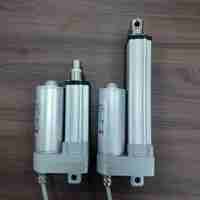 Doğrusal Aktüatör 1200N DC 12-48V 50-450mm Strok, PLC Kapalı Döngü Kontrolü için Potansiyometre Pozisyon Geri Bildirimi ile