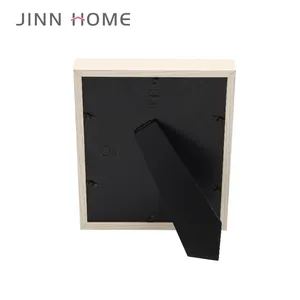 Jinnホームマット壁掛けまたは金属装飾付きテーブルディスプレイフレームユニークな木製MDF A4フォト額縁