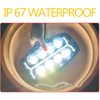 Phare de travail LED moderne 10'' avec faisceau haut/bas, DRL ambre, lentille noire, 10-48V, feux de route, projecteur pour 4x4, camion, SUV, tout-terrain