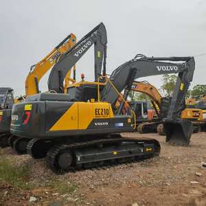 Excavadora usada modelo 210D 210B original de la marca Volvo con buenas condiciones de trabajo a la venta - Product Image 3