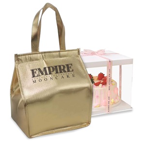 Sac <span class=keywords><strong>isotherme</strong></span> promotionnel en PP non tissé, durable et tendance, pour gâteaux et aliments, vente en gros - Product Image 2