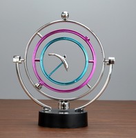 Modèle de mouvement perpétuel rotatif de grande taille Globe céleste oscillant Artisanat magnétique Ornements de bureau décoratifs Cadeaux