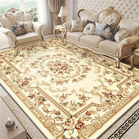 Tapis en laine épaisse de luxe moderne fait main, chinois, personnalisé, à poils coupés, à motifs floraux, pour salon, chambre à coucher, prière
