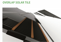Vente directe d'usine de systèmes solaires photovoltaïques intégrés aux bâtiments, tuiles solaires Dipv