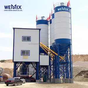 โรงงานผสมคอนกรีตสำเร็จรูปใช้ M3 HZS180ผลิตใหม่โรงงานผสมคอนกรีตมือสอง - Product Image 1