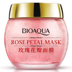 Mascarilla Facial <span class=keywords><strong>Bioaqua</strong></span> de Pétalos de Rosa, Limpiadora de Poros, Hidratante, Crema de Noche - Product Image 6