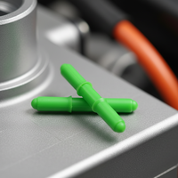Bouchon de cavité en plastique 3CLB06FBD06G vert PA66, tige d'obturation solide anti-poussière pour connecteur automobile