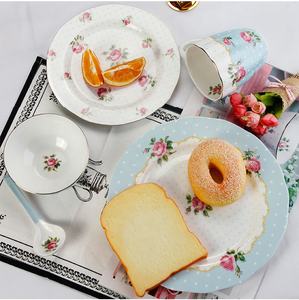 Ensemble de 5 pièces de cuisine en porcelaine, accessoires de cuisine, style anglaise, bols, plats, tasses de table, <span class=keywords><strong>petit</strong></span> <span class=keywords><strong>déjeuner</strong></span>, vente en gros, - Product Image 6