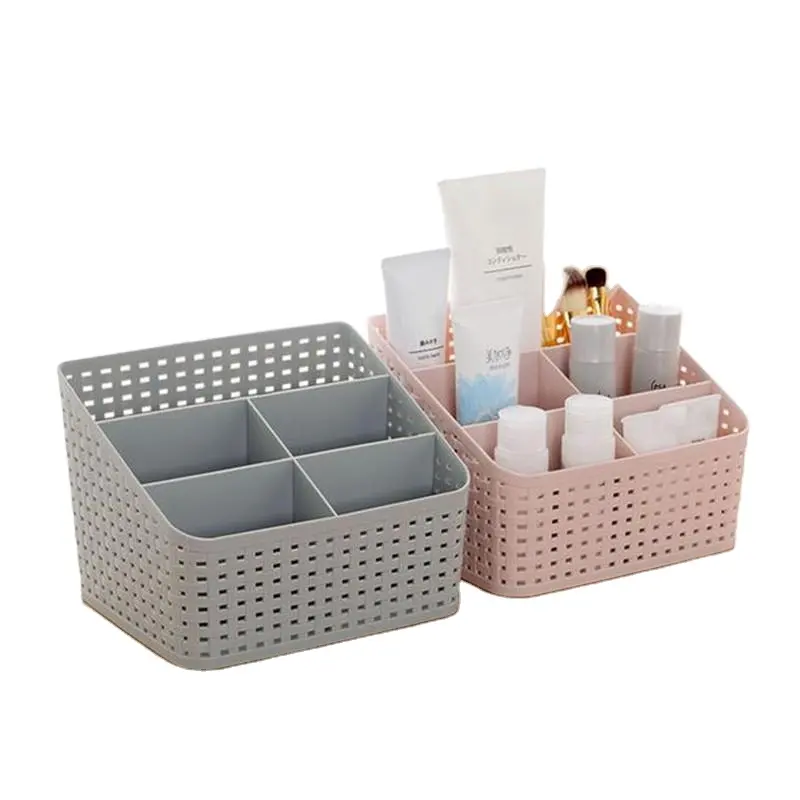 Make-Up Organizer Opbergdoos Bureau Organizer Cosmetica Huidverzorging Plastic Opberglade Juwelendoos