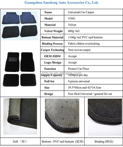 Luxe Car Carpet Custom Set für <span class=keywords><strong>Auto</strong></span> Gummi gefüttert Allwetter Boden matte <span class=keywords><strong>Auto</strong></span> - Product Image 6