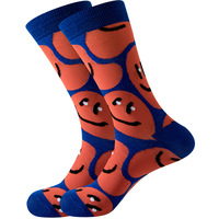 Chaussettes tendance pour hommes, motifs animaux, géométriques, squelettes souriants, personnages de dessins animés, cadeaux de fêtes multi-styles