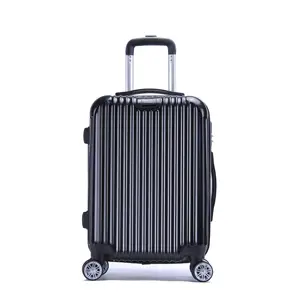 ABS PC futé voyage sacs à main de voyage sacs bagages valise trolley sacs ensembles personnalisé dur spinner bagages